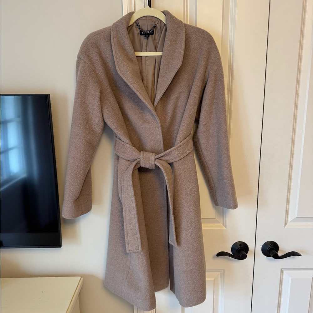 Whistles Camel Coat Size 4